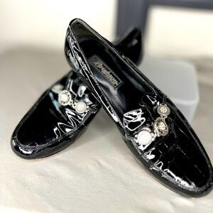 Brighton - Erica - Croc Print Leather Loafer - Size 7.5